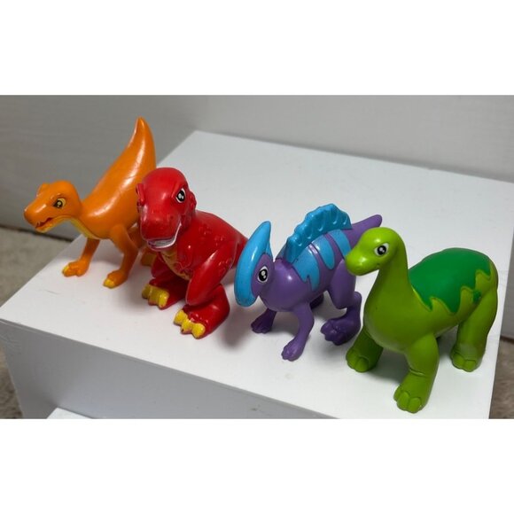 Super Duper Dinosaur Toys Set Of 4 Colorful - Picture 6 of 8